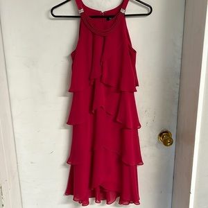 Hot pink cocktail dress